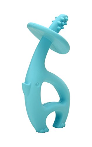 Safety 1st featuring Mombella Ellie Elephant Teether, Blue, Small
