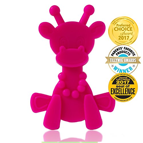 Baby Teething Toy Extraordinaire – Little bamBAM Giraffe Teether Toys by Bambeado. Our BPA Free Teethers help take the stress out of Teething, from Newborn Baby through to Infant.
