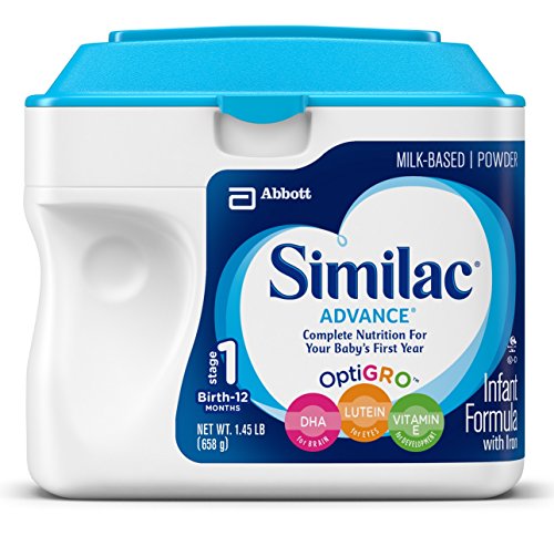 Similac Advance Infant Formula with Iron, Baby Formula, Powder, 1.45 lb (Pack of 6)