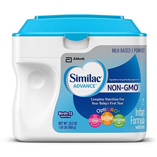 Similac Advance Non-GMO Infant Formula with Iron, Baby Formula, Powder, 23.2 Ounces (Pack of 6)