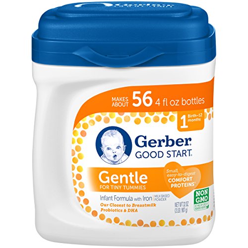 Gerber Good Start Infant Formula Gentle Non-GMO Infant Formula Powder, Stage 1, 32 Ounce