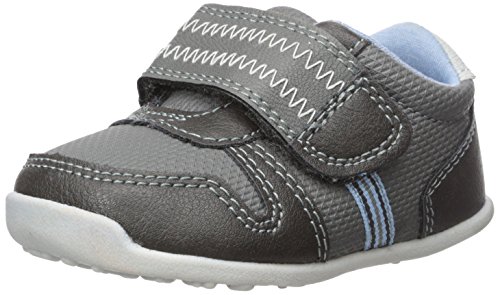 Carter's Every Step Boys' Stage 3 Walk, Jamison-WB Sneaker, Grey, 6.0 M US (12-18 Months)