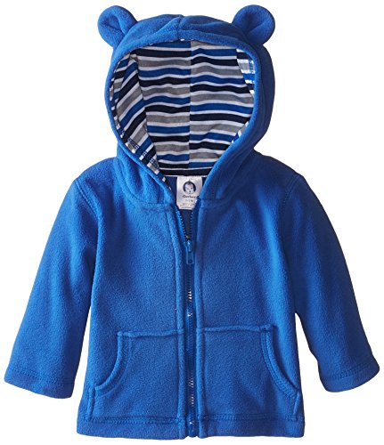Gerber Infant Boys' Hooded Micro Fleece Jacket,Blue,24 Months