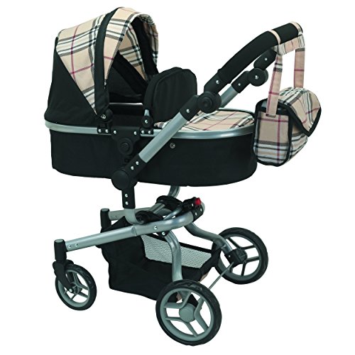 Mommy & me 2 in 1 Deluxe doll stroller EXTRA TALL 32'' HIGH (view all photos) 9695 Beige Plaid