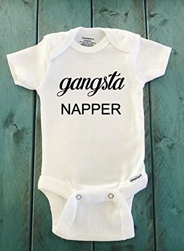Gangsta NAPPER ONESIE ® brand Gerber Onesie Bodysuit – Funny Onesie – Shower gift – baby clothes – newborn onesie